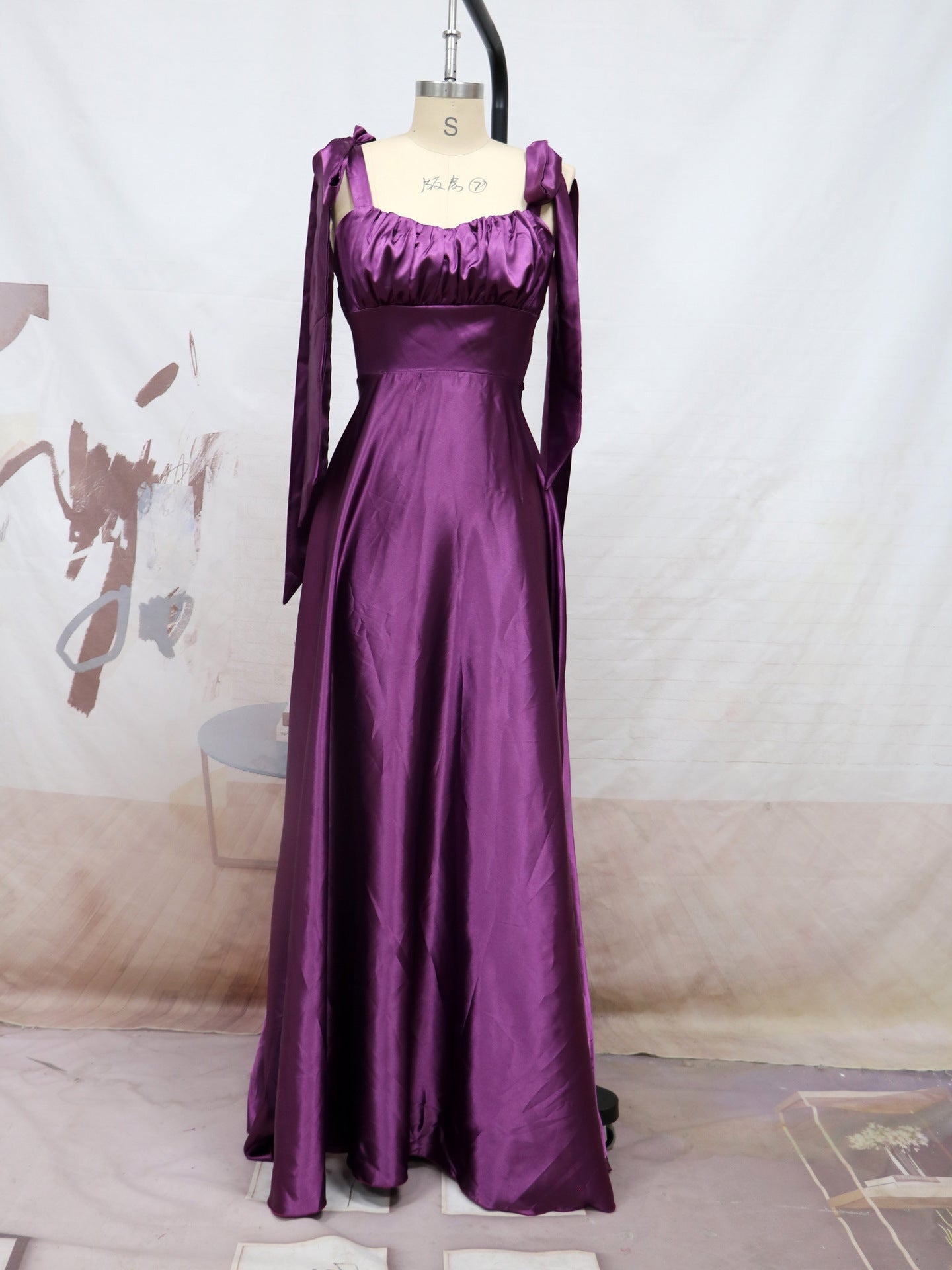 Elegant Sleeveless Bridesmaid Evening Gown