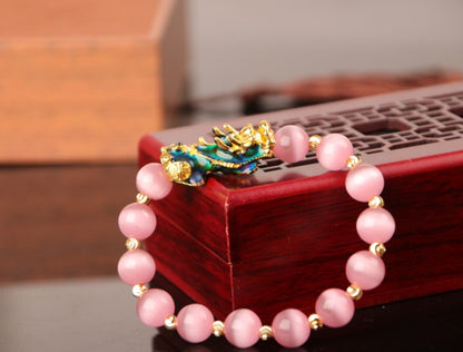 3D Gold Plated Pixiu Bracelet