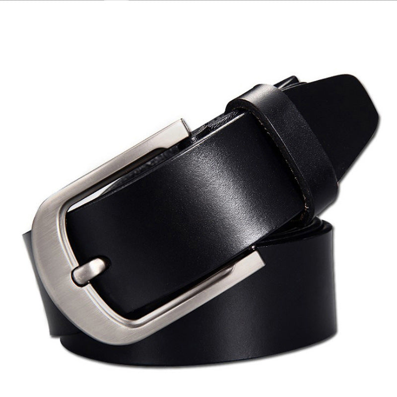 Wide Cowskin Leather Jean Belt