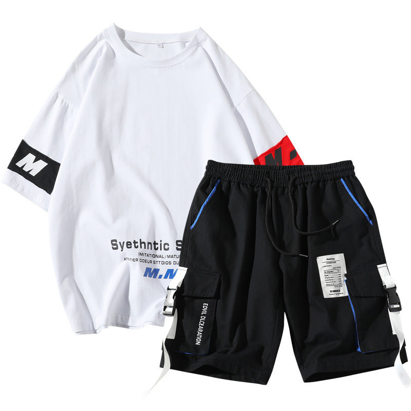 Casual Summer Men's Cotton Track Set