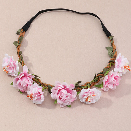 Ladies And Girls Silk Flower Headband