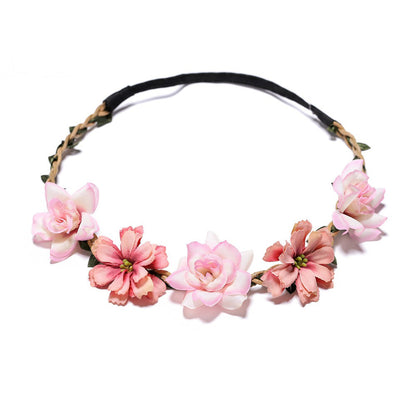 Ladies And Girls Silk Flower Headband