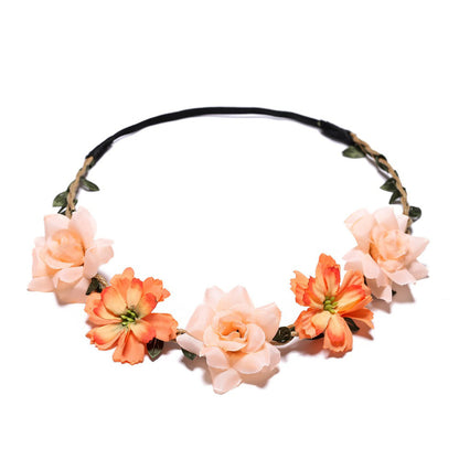 Ladies And Girls Silk Flower Headband