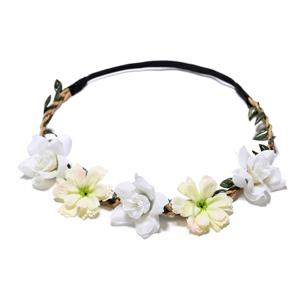 Ladies And Girls Silk Flower Headband