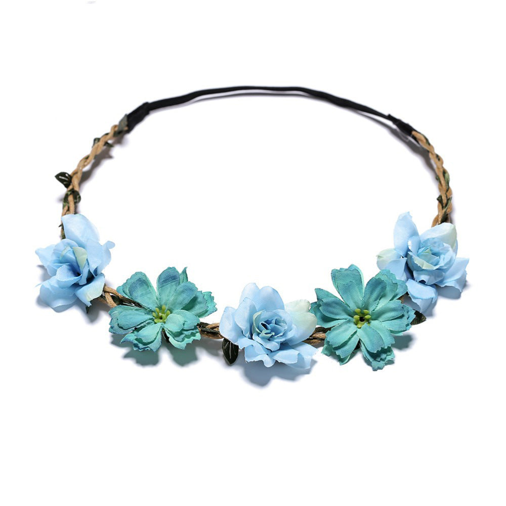 Ladies And Girls Silk Flower Headband