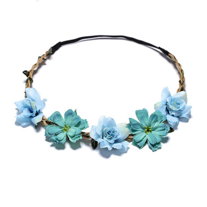 Ladies And Girls Silk Flower Headband