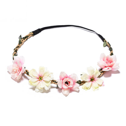 Ladies And Girls Silk Flower Headband