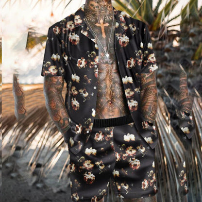 Men's Floral Beach Two-Piece Set