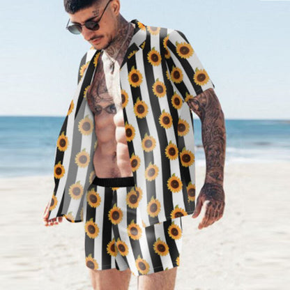 Men's Floral Beach Two-Piece Set