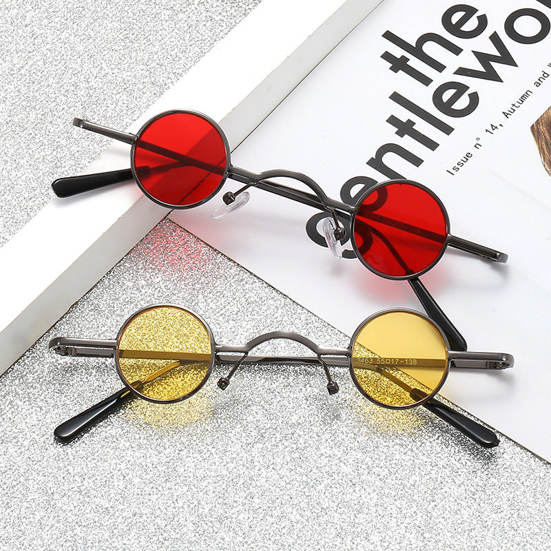 Retro Round Frame Hip Hop Sunglasses