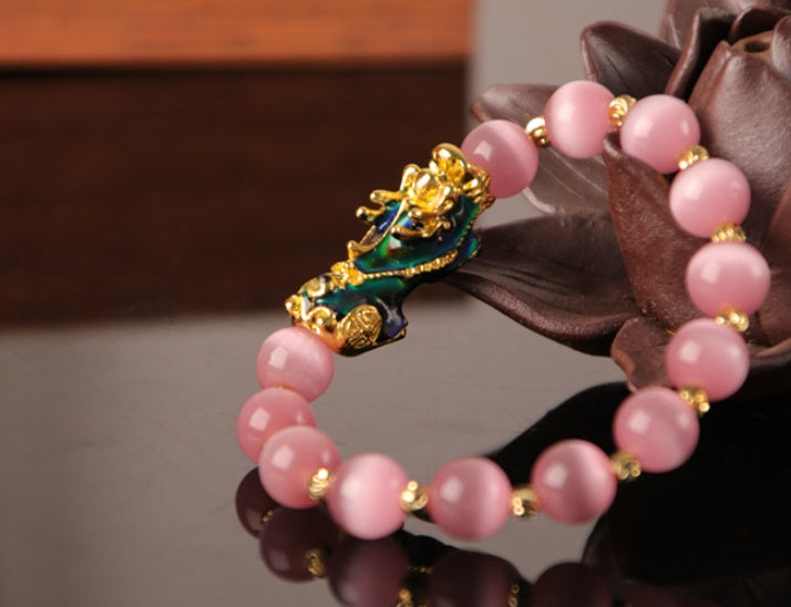 3D Gold Plated Pixiu Bracelet