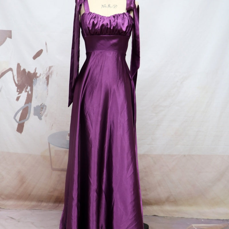 Elegant Sleeveless Bridesmaid Evening Gown