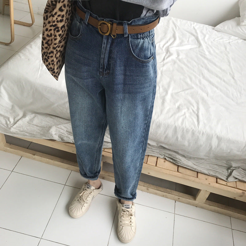 Women Loose Retro Jeans