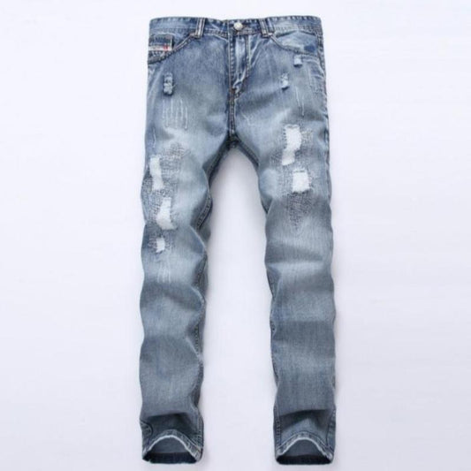 Designer Slim Fit Distressed Jeans for Men