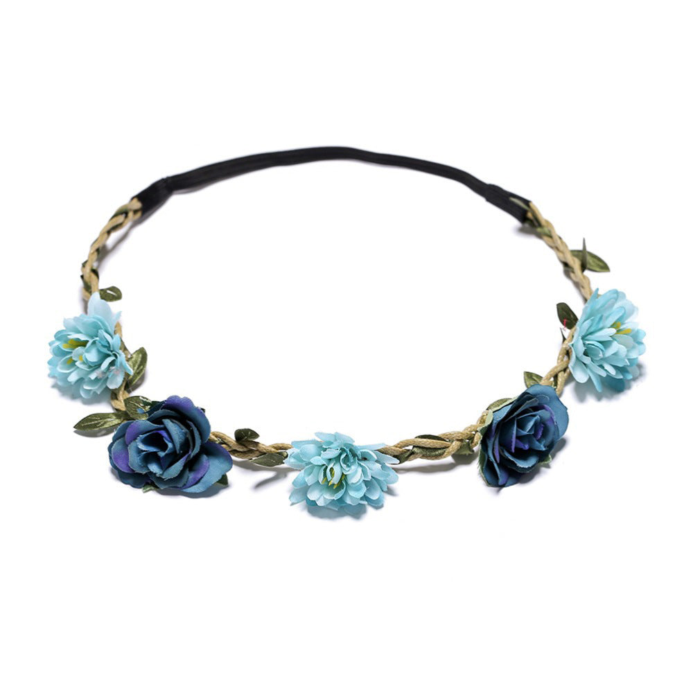 Ladies And Girls Silk Flower Headband