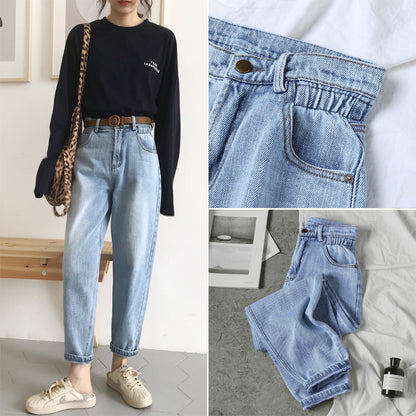 Women Loose Retro Jeans