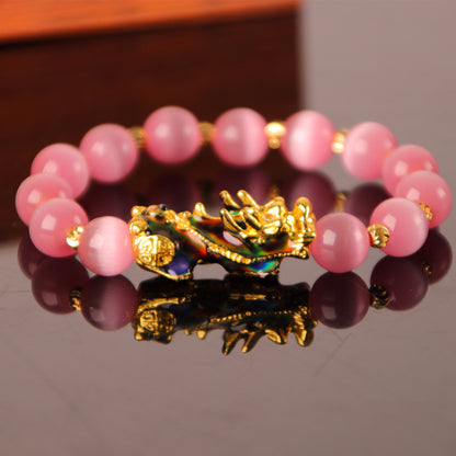 3D Gold Plated Pixiu Bracelet