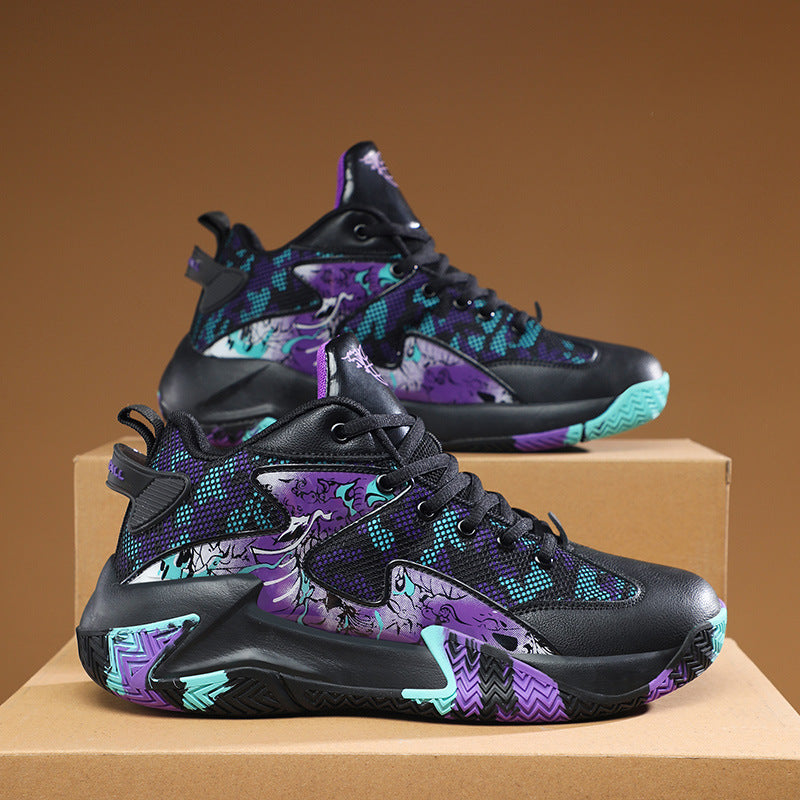 Graffiti High-Top Men's Basketball Shoes