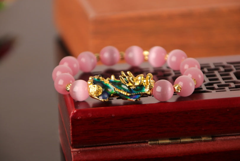 3D Gold Plated Pixiu Bracelet