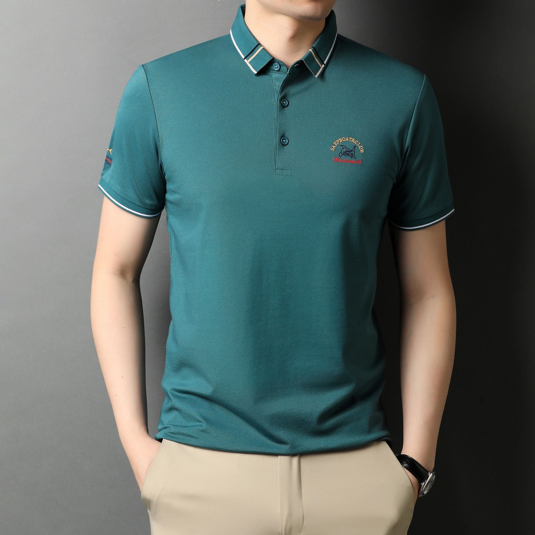 Summer Casual Lapel Polo Shirt