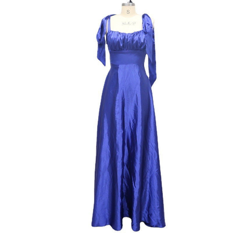 Elegant Sleeveless Bridesmaid Evening Gown