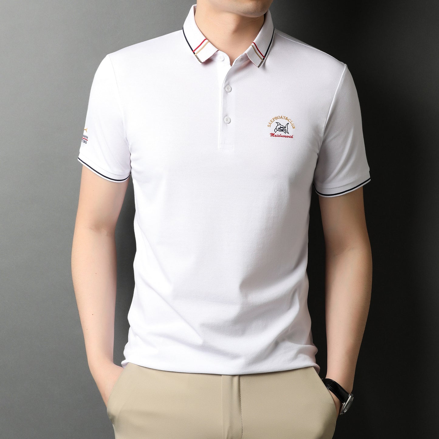 Summer Casual Lapel Polo Shirt