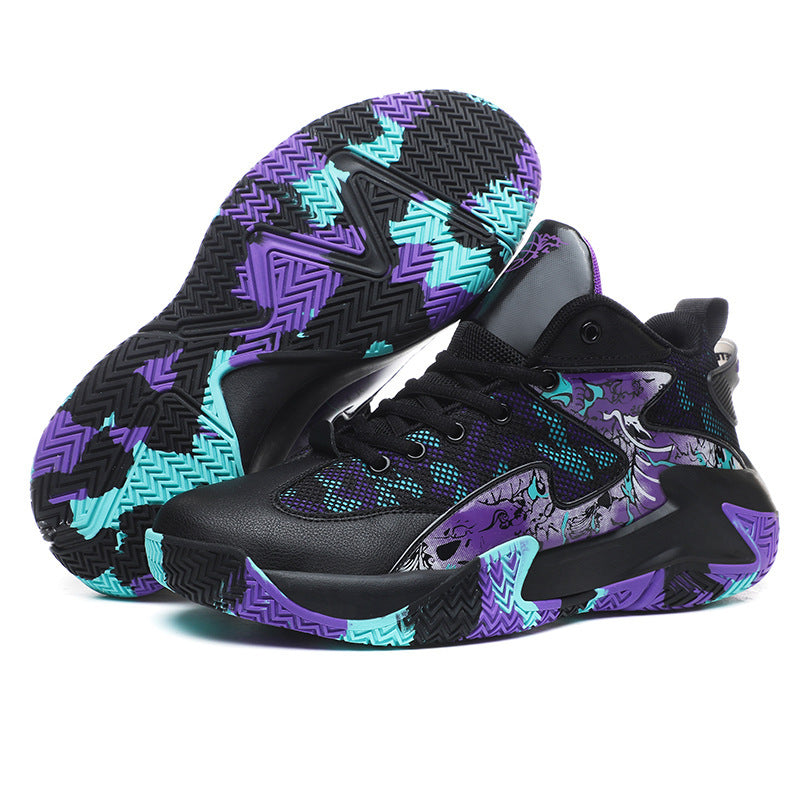 Graffiti High-Top Men's Basketball Shoes