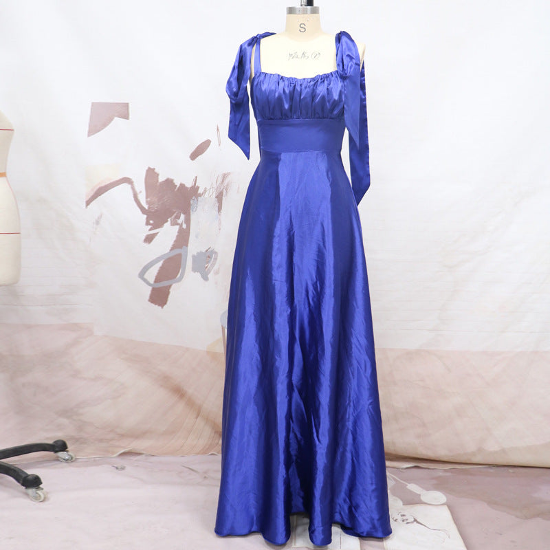 Elegant Sleeveless Bridesmaid Evening Gown