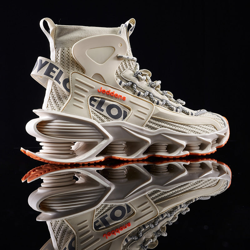 Height-Increasing Thick-Soled Basketball Sneakers