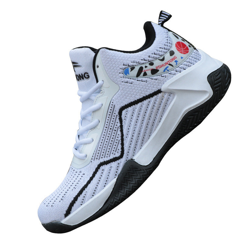 High-Top Breathable Basketball Sneakers